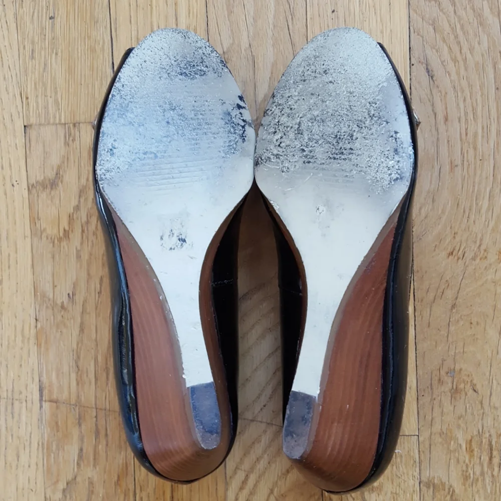 Banana Republic peep-toe wedge shoes 7.5